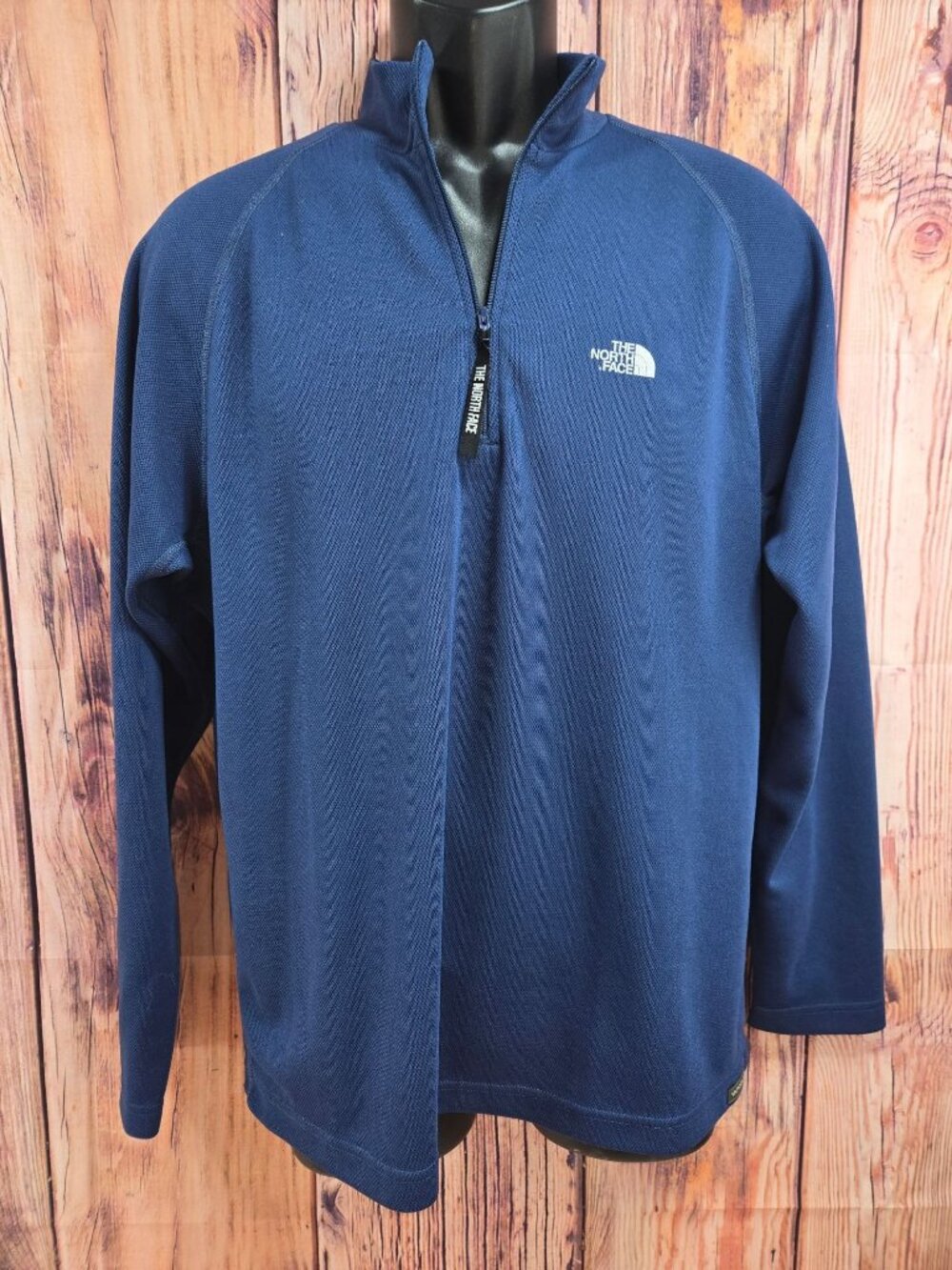 The North Face Blue Half-Zip Pullover Size Medium